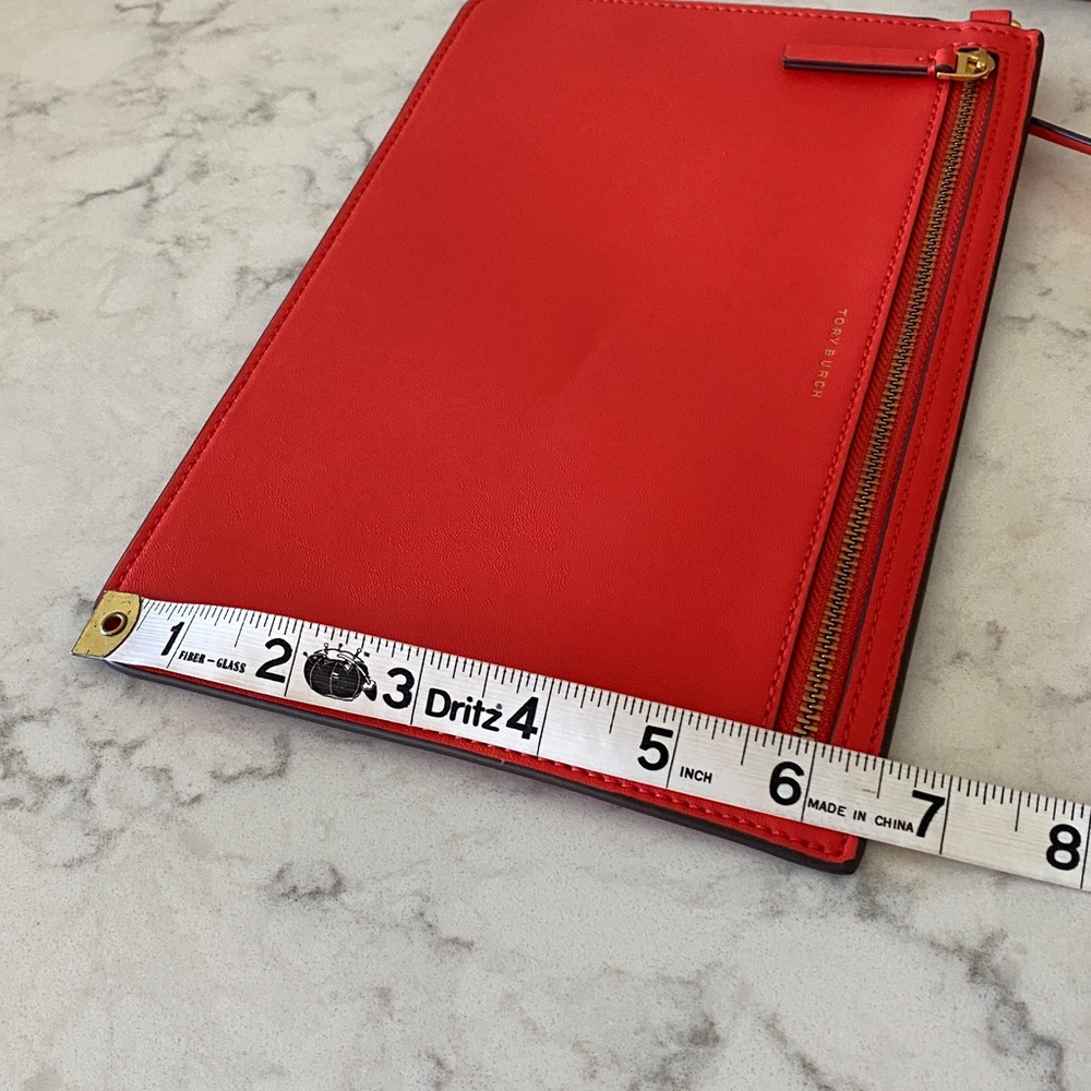 Tory Burch Blake Tote Red/Orange - Picture 7 of 11